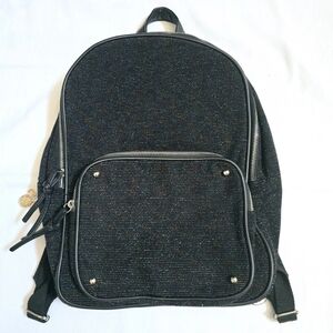 Laptop‎ Backpack Glitter Rainbow Bag Book Zip School Academia Prep Disney *Flaws